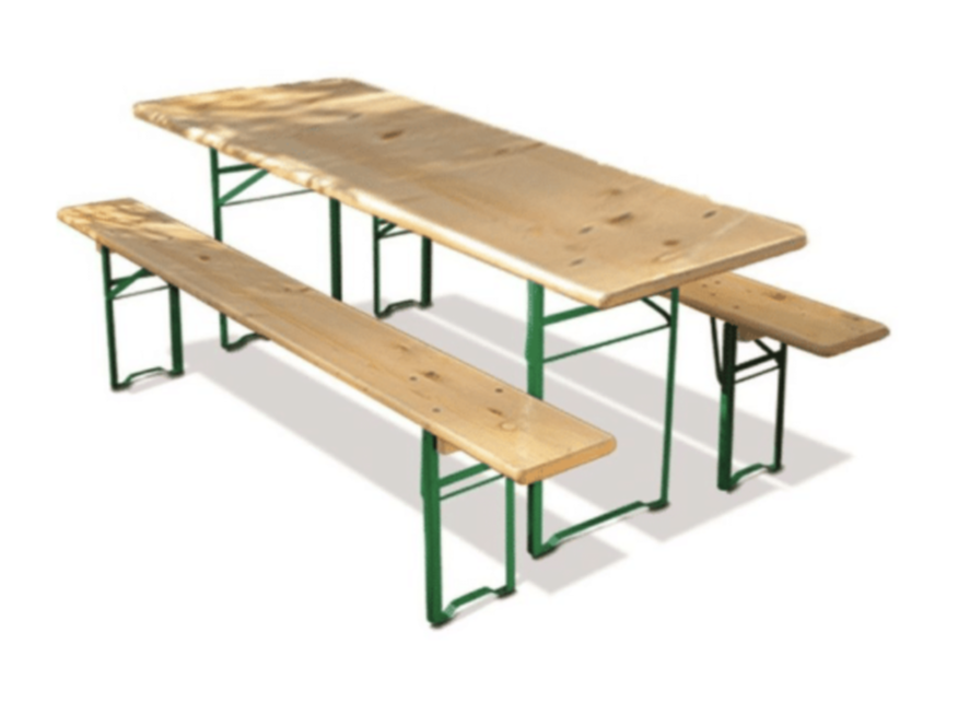 Eight shirts arranged on table in black, olive, grey, blue, white, red, mustard, and green.